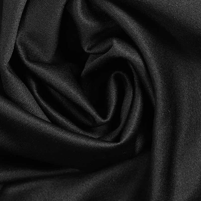 Jersey de polyester noir