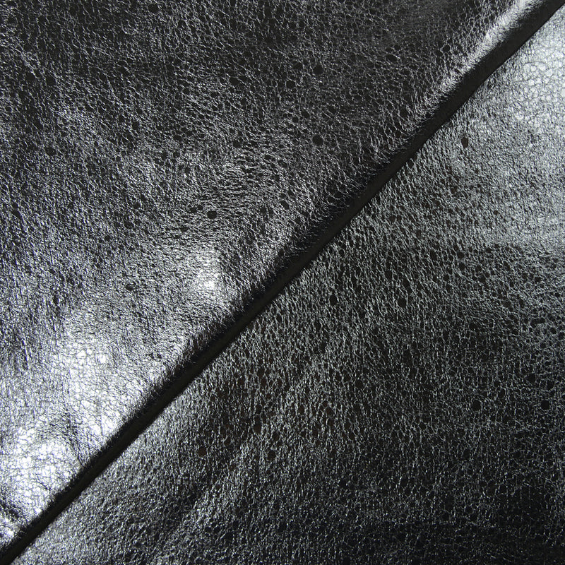 Toile polyester imprimée simili cuir écaille noir