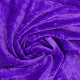 Velours de coton poils mi-longs violet