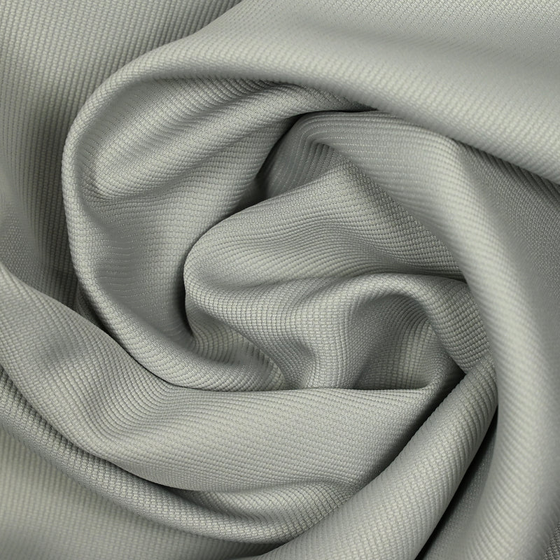 Pale gray textured polyester canvas pale