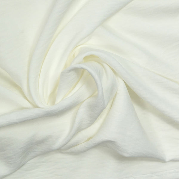 Toile fine Aviva polyester blanc cassé