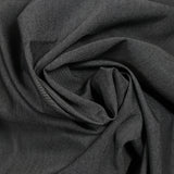 Black fine cotton chambray