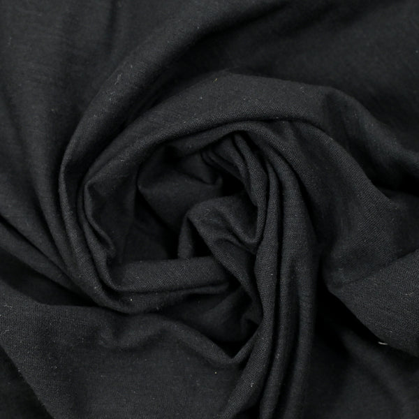 Jersey de viscose flammé noir