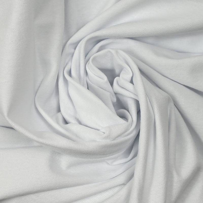Jersey de viscose blanc