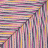 Viscose imprimée lurex rayures nuance de rose