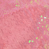 Tulle sequin rose barbie changeant fluo