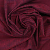 Cotton fancy three navy rods red background