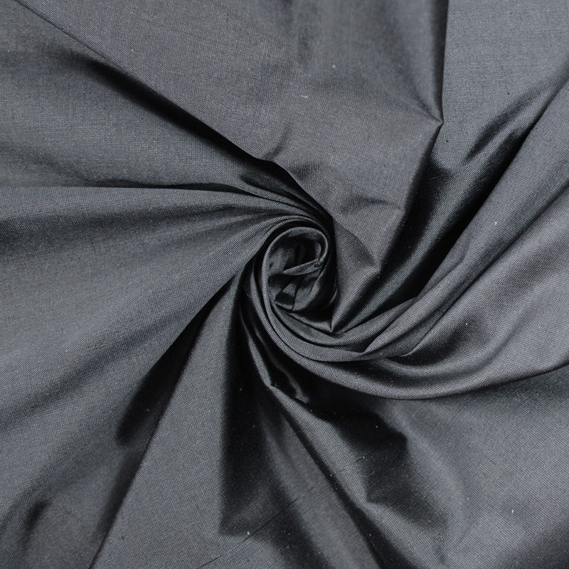 Doupion 100% Gray Silk changing black