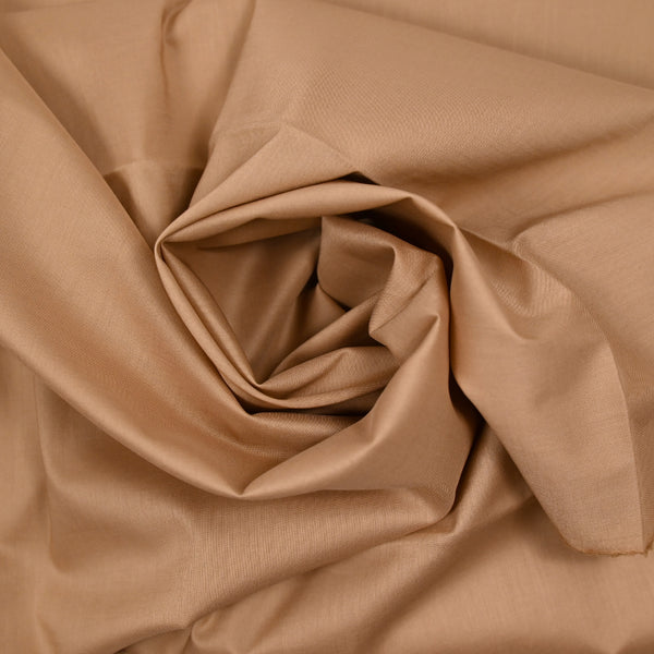Voile de coton satiné chair