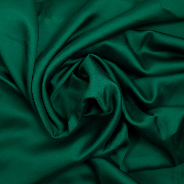 Satin de viscose vert forêt