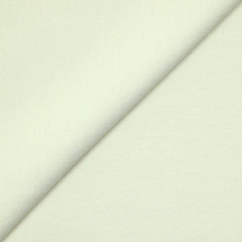 Maille polyviscose irisée blanc