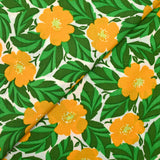 Viscose imprimée en apparence jaune et vert
