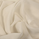 Mousseline de soie blanc cassé