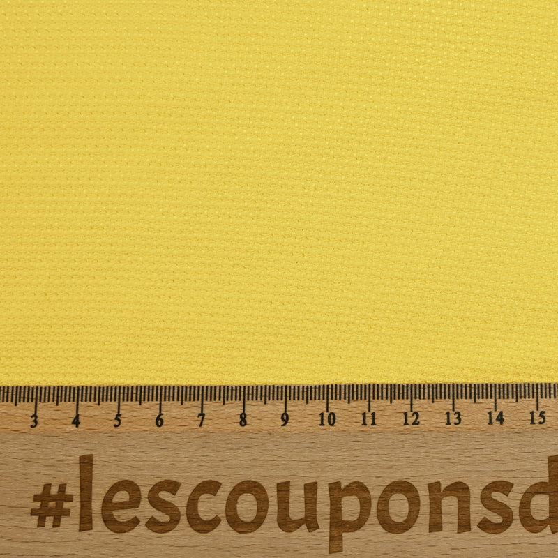 Viscose texturée Kelly jaune mimosa