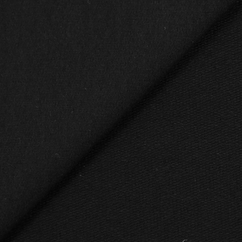 Jersey French Terry Cotton Orgánica Noir