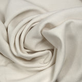 Molleton de coton élasthanne french terry crème