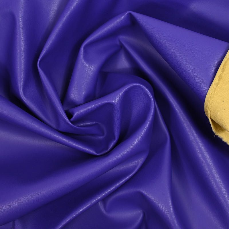 Indigo suede leather faux leather