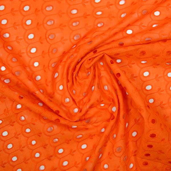 Broderie anglaise Diana orange