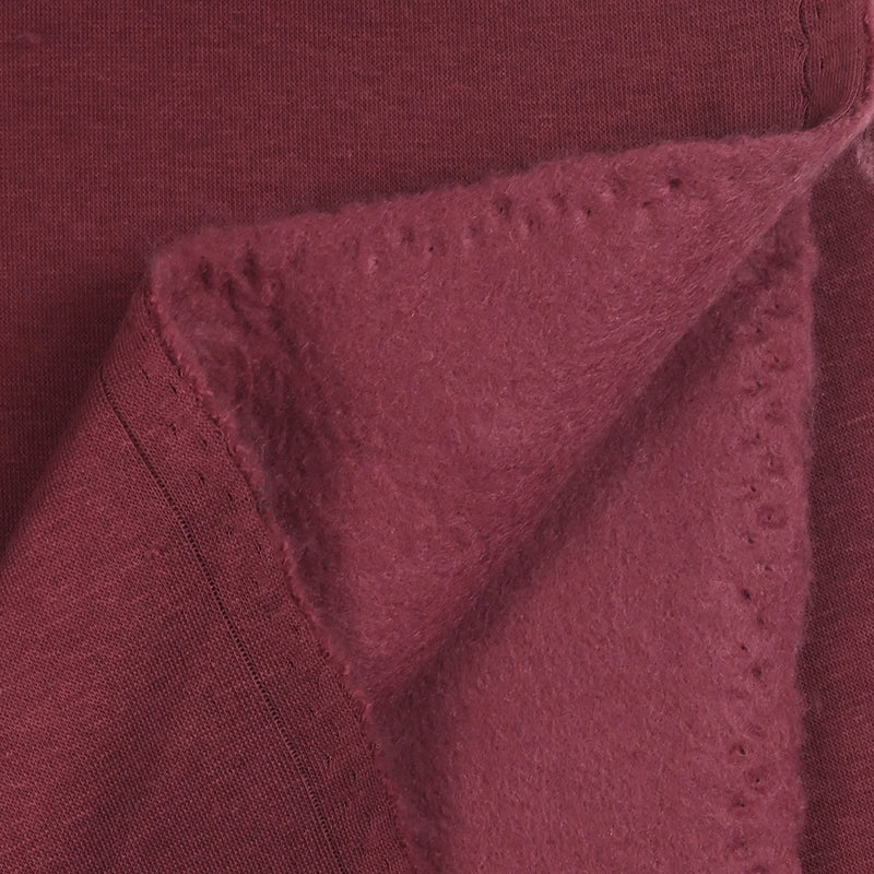 Thick Bordeaux thick minkee fabric