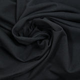 Molleton de coton Bio élasthanne fin french terry noir