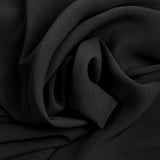 Mousseline 100% soie noire