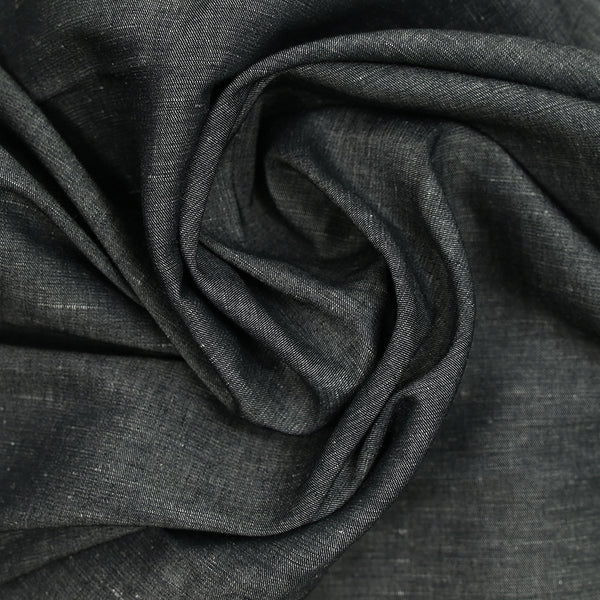 Linen mixed black white