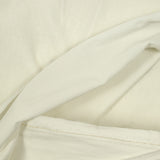 Broady white polyester velvet broken