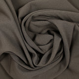 Taupe polyester crepe