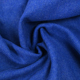 Sergé de laine mélangée bleu