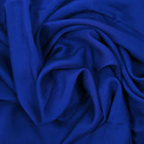 Voile de viscose bleu roi
