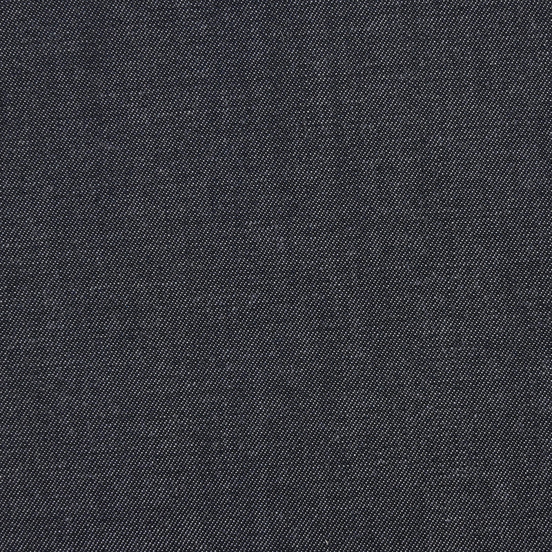 Tissu tailleur laine mélangée effet denim marine