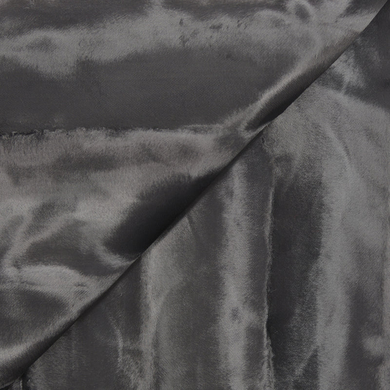 Velours de coton gris anthracite – Les Coupons de Saint-Pierre