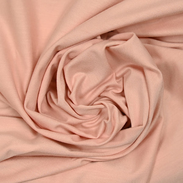 Flammed pink flesh viscose jersey