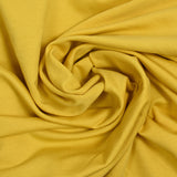 Jersey de coton french terry jaune tournesol