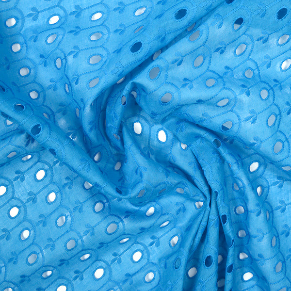 Azure Blue Diana English embroidery