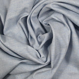 Sergé de coton chiné bleu clair