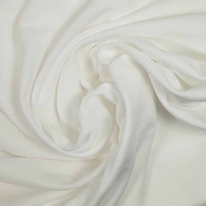 Jersey polyviscose Noé blanc