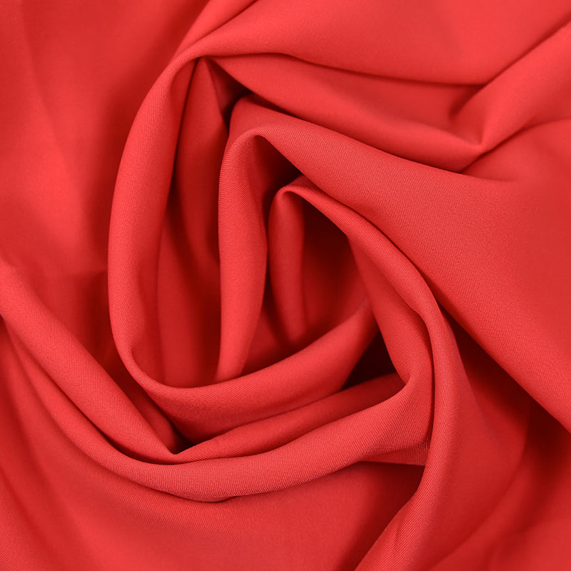 Twill de polyester corail