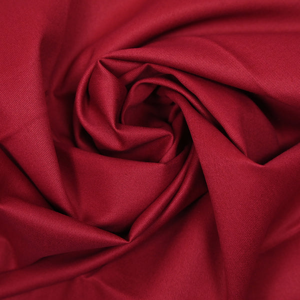 Trío de algodón elastano rojo rubí