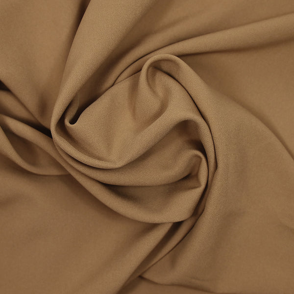 Zoé Camel Elastane Polyester Crêpe