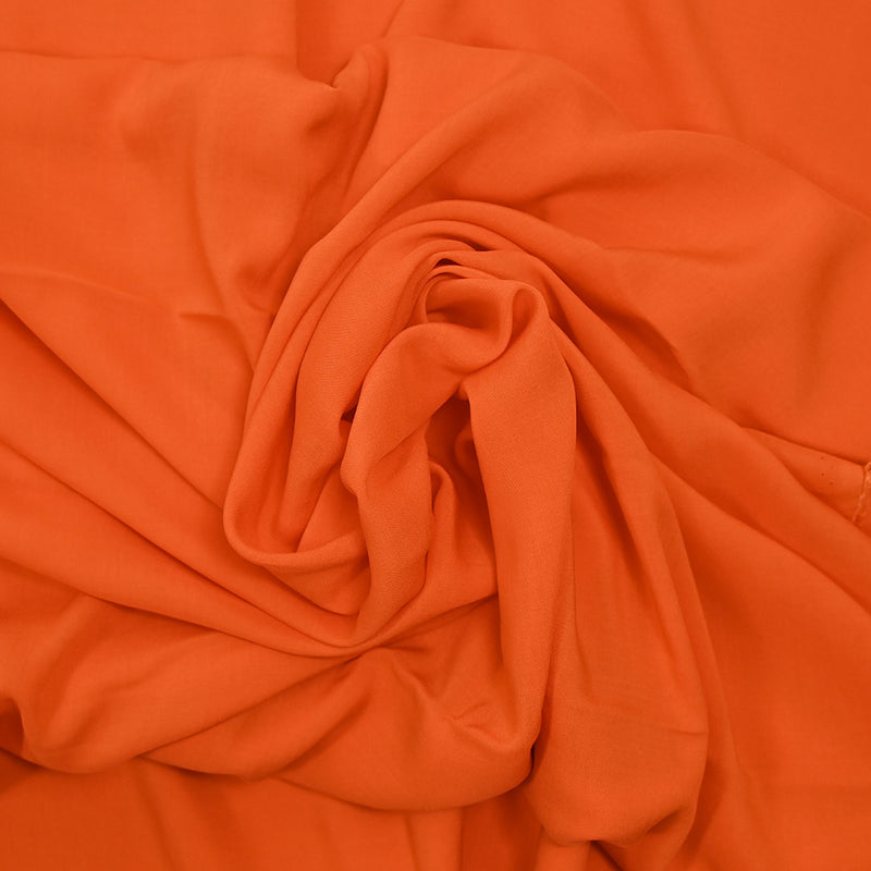 Voile de viscose orange