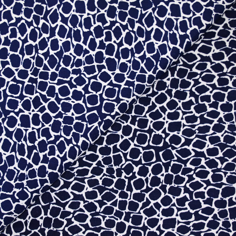 Jersey polyester écailles fond marine