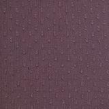 Voile de coton Plumetis crinkle violet colombin