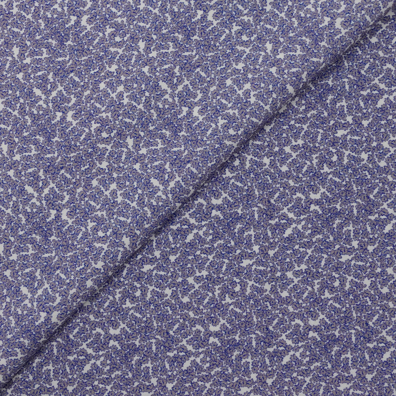 Crêpe viscose imprimé liberté bleu sur fond clair