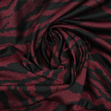 Bordeaux and black polyester jerser