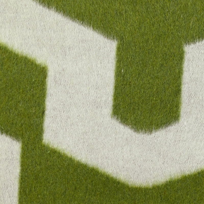 Graphic polyester woolen green background