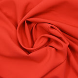 Polyester Crêpe Elastane Fumiko Red Corail Light