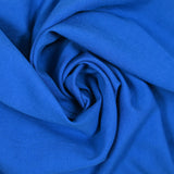 Crêpe polyviscose bleu azur
