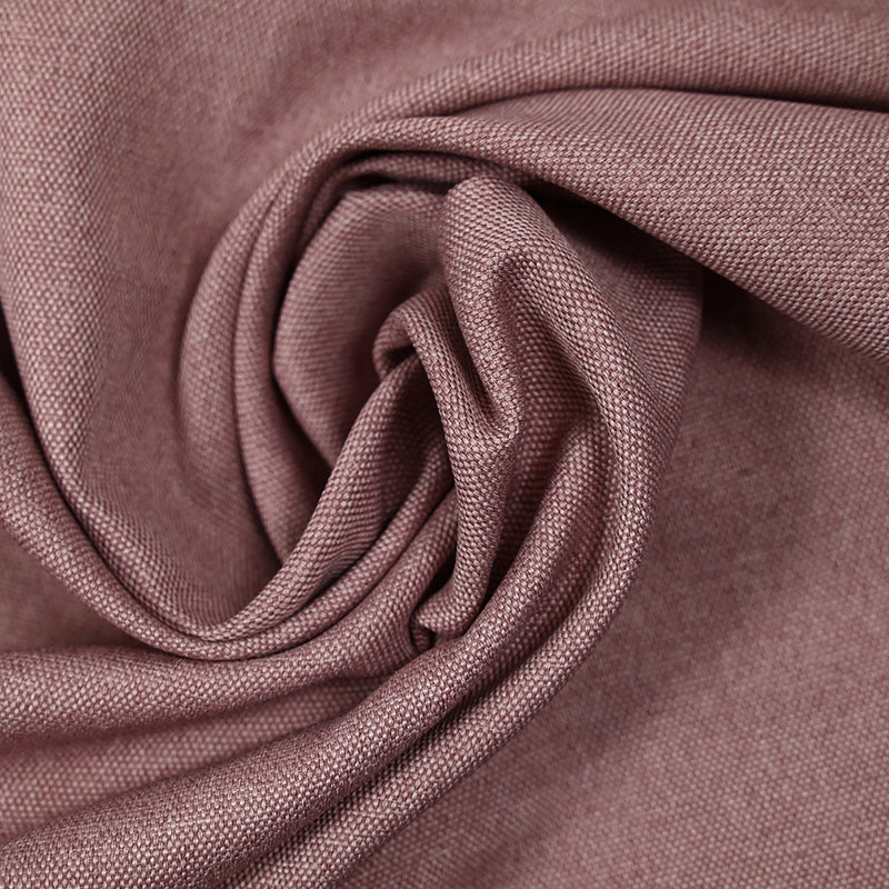 Tissé teint natté polyester rose