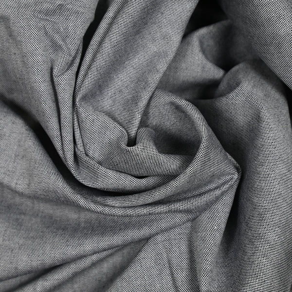Midnight Blue Cotton Chambray